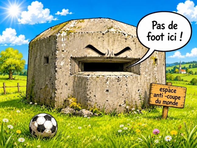 Sur le blog www.luc-boutet-auteur.com publication d’une photo et un article sur "La coupe du monde de football"