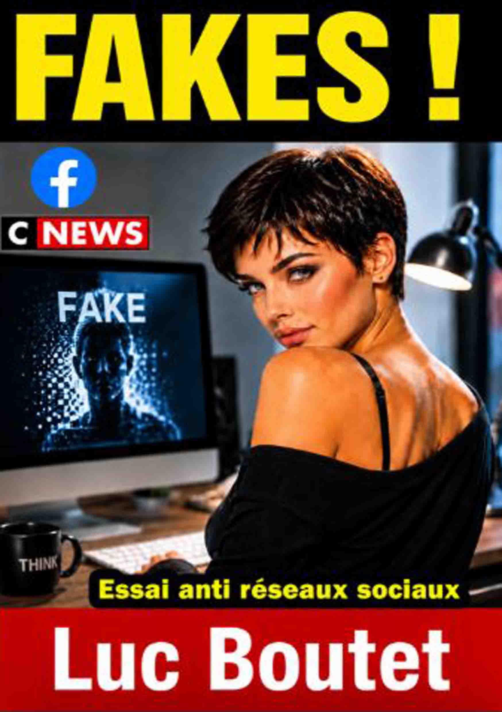 Sur le blog de Luc Boutet : publication d’une nouvelle image sur : FAKES, ISBN – 978-2-494768-54-3, pour la couverture du nouvel essai de Luc Boutet. A voir sur le blog : : www.luc-boutet-auteur.com Et sur : www.luc-boutet-auteur.fr