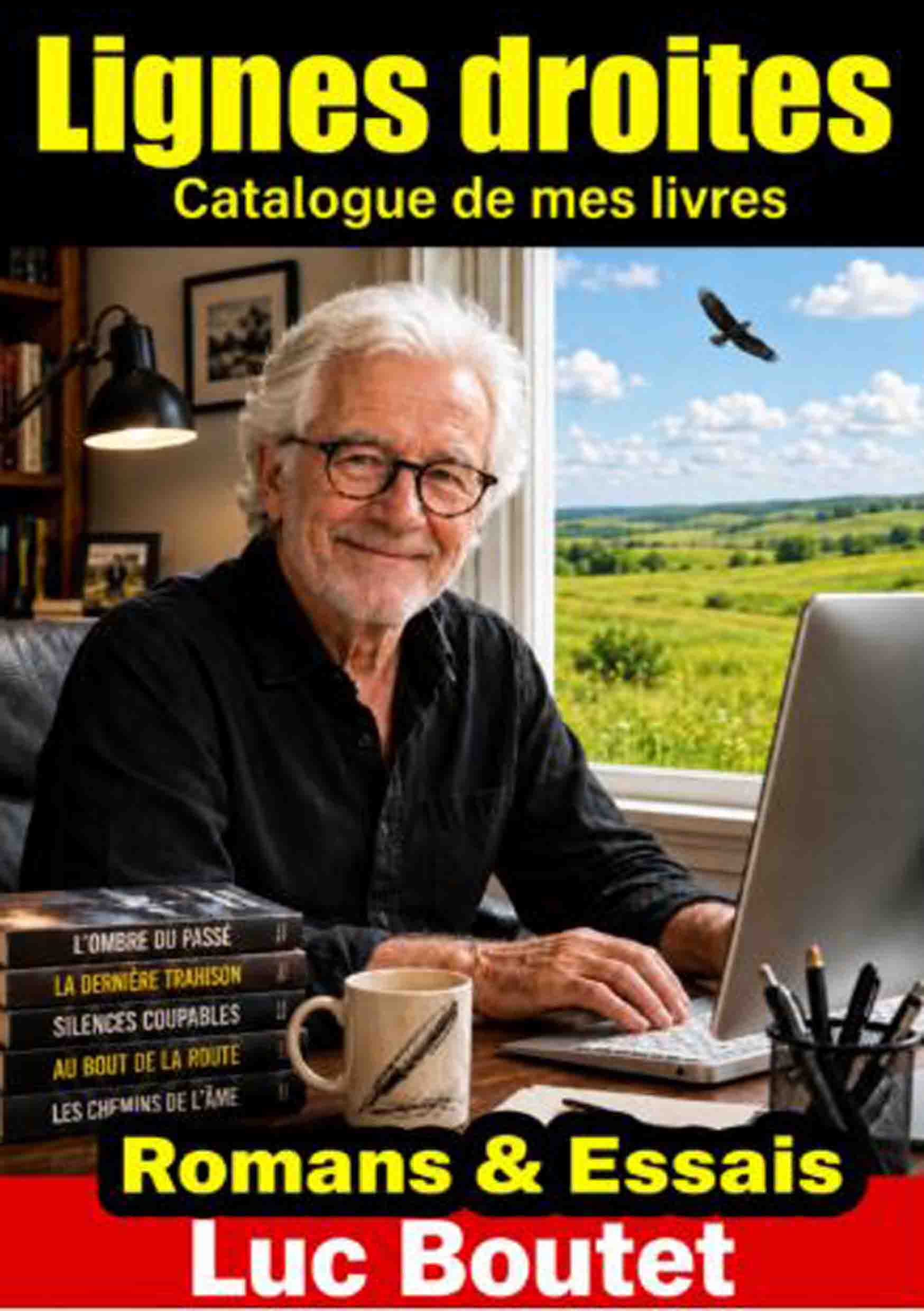 Sur le blog de Luc Boutet : publication d’une nouvelle image sur : Lignes Droites, ISBN – 978-2-494768-25-3, pour la couverture du nouveau catalogue des livres de Luc Boutet. A voir sur le blog : : www.luc-boutet-auteur.com Et sur : www.luc-boutet-auteur.fr
