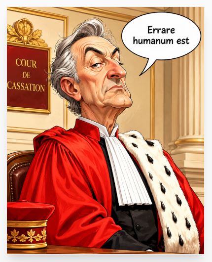 Sur le blog www.luc-boutet-auteur.com publication d’une photo et un article sur "Les erreurs de la justice"